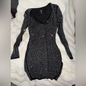 Size Small Windsor Elegant Black and Silver Dress